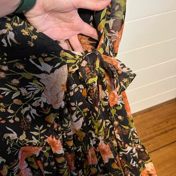 LC Lauren Conrad High-Low Hem Faux-Wrap Maxi Dress - Picture 7 of 10